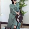 Green casual wear Refreshing 1-Piece Mint Hareer Dress