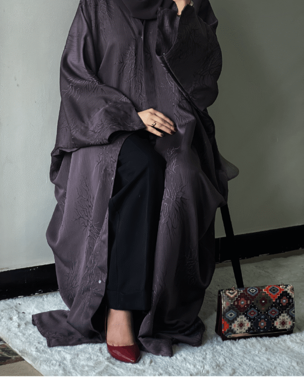 Untitled-1-03-min Luxurious Textured Plum Abaya 1P