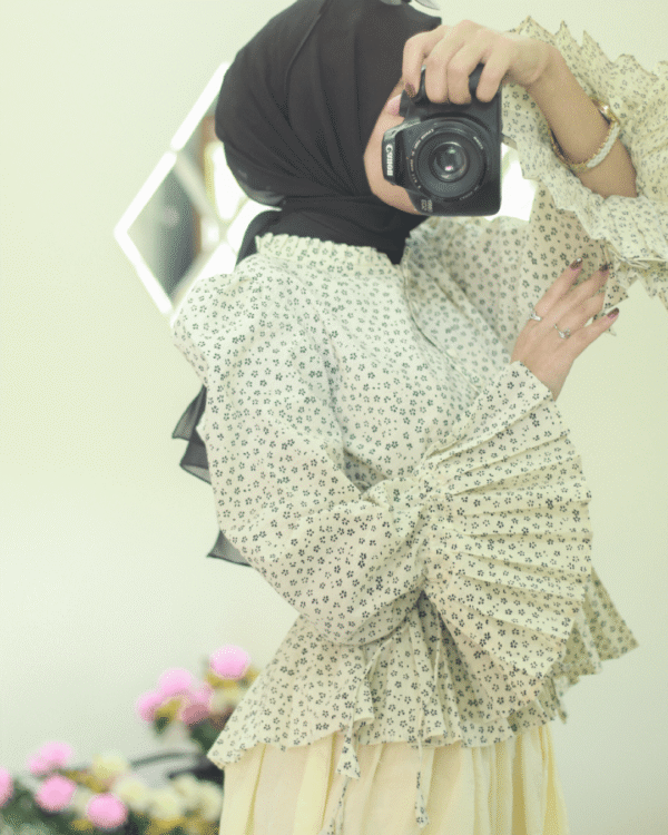 Chic 2-Piece Floral Peplum Top & Skirt Set