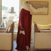 Regal Maroon Satin Abaya Party Wear Edit-2