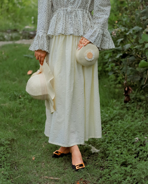 Chic 2-Piece Floral Peplum Top & Skirt Set