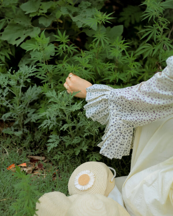 Chic 2-Piece Floral Peplum Top & Skirt Set