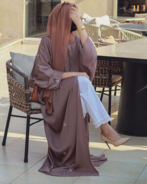 ZZCASUAL-06 Safah Abaya Premium Korean Nida 2P