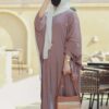 ZZCASUAL-08 Safah Abaya Premium Korean Nida 2P
