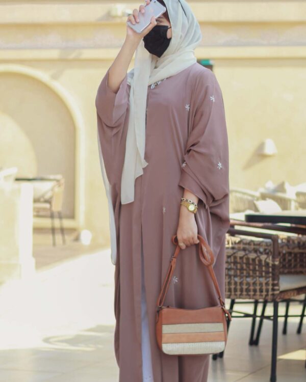 ZZCASUAL-08 Safah Abaya Premium Korean Nida 2P
