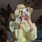 Dazzling Lemon Blossom Broderie Midi Dress 1P