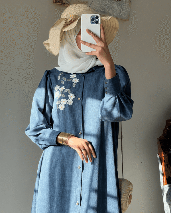 new-06-min Azure Embroidered Winter Crepe Dress 2025