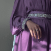 Dazzling Mauve Hareer Party Abaya-Edit 3