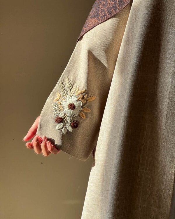 The Desert Bloom Embroidered Abaya
