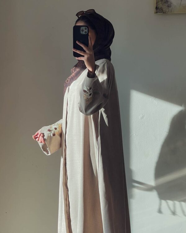 The Desert Bloom Embroidered Abaya
