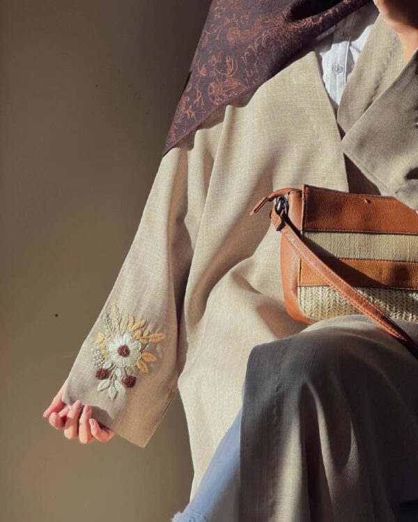 The Desert Bloom Embroidered Abaya